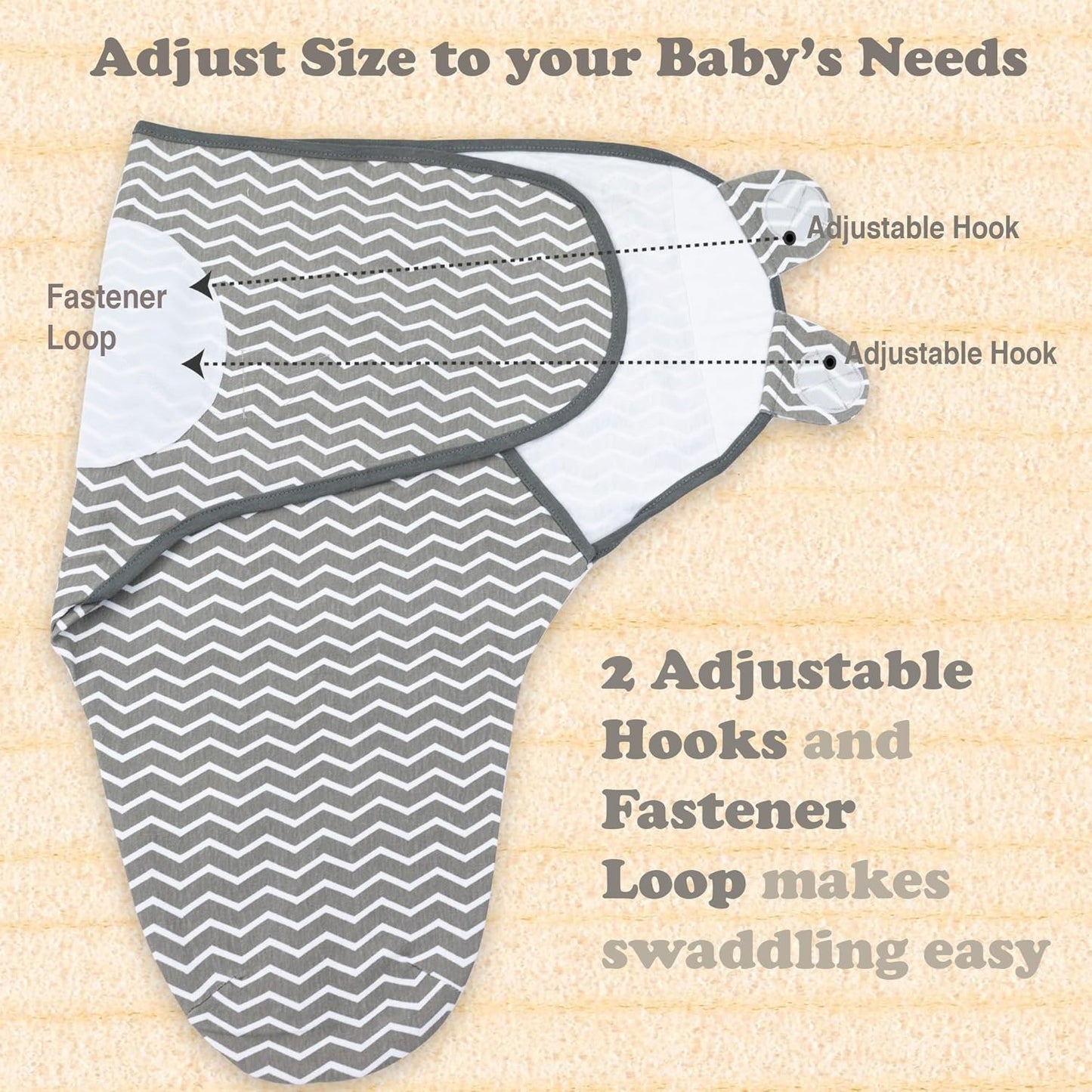 Preemie Swaddles 4-7 lbs - 3-Pack Premature Babies Swaddle Sleep Sack - Organic Cotton - Premature Infant Sleeping Sack - Easy Adjustable Baby Swaddle Blanket Wrap (Galaxy)