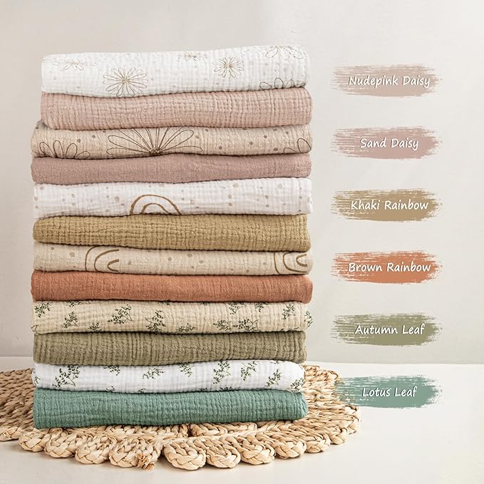 lulumoon Muslin Bassinet Sheets Baby: Cotton Bassinet Sheets Fitted for Boys and Girls - Bassinet Mattress Sheets for Oval Rectangle or Hourglass