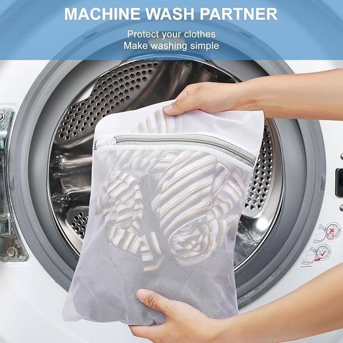 BAGAIL Laundry Bags Mesh Wash Bag for Intimates Lingerie and Delicates(3S)