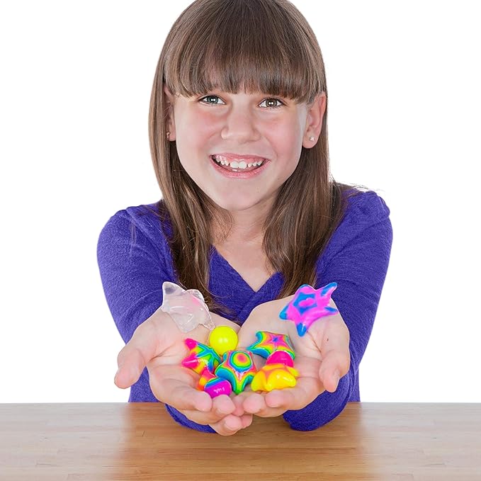 Steve Spangler Science Shape Gel Deluxe Kit – Hands-On Science Kit for Kids to Learn About Polymers, DIY Slime Kit for Classroom and Home Learning – STEM Activity for Ages 6+