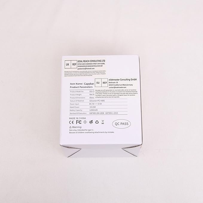 Ammonite Capybara Night Light, Cute Orange Capy Lamp for Kids, Soft Silicone Kids Nursery Nightlight LED Touch Light, Bedroom Decor as Xmas Birthday Gifts