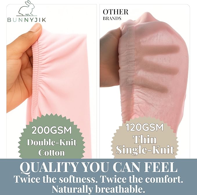 Organic Bedside Sleeper Sheets 33x20 for Maxi COSI Iora, Koola Baby Delight Joy, Angelbliss, Kidsclub, Newton - Aegean Heritage Turkish Cotton 200GSM, Feel The Quality at First Touch Bassinet Sheets