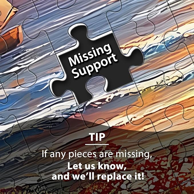 Jigsaw Puzzles for Adults 500 Pieces, Cottage by The Sea Interlock Perfectly No Dust, Home Decors Family Challenge Puzzles Toys Great Gift for Men Women Friends Seniors (20.5"x15"), 1:1 Poster