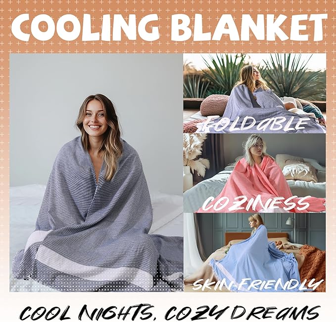 Lightweight Woven Throw Blanket Large Soft Travel Accessories Women Summer Winter Vacation Essentials European Mexico Costa Rica Bahamas Alaska Japan Italy Amazon Africa Hawaii Trip Must Haves Navy