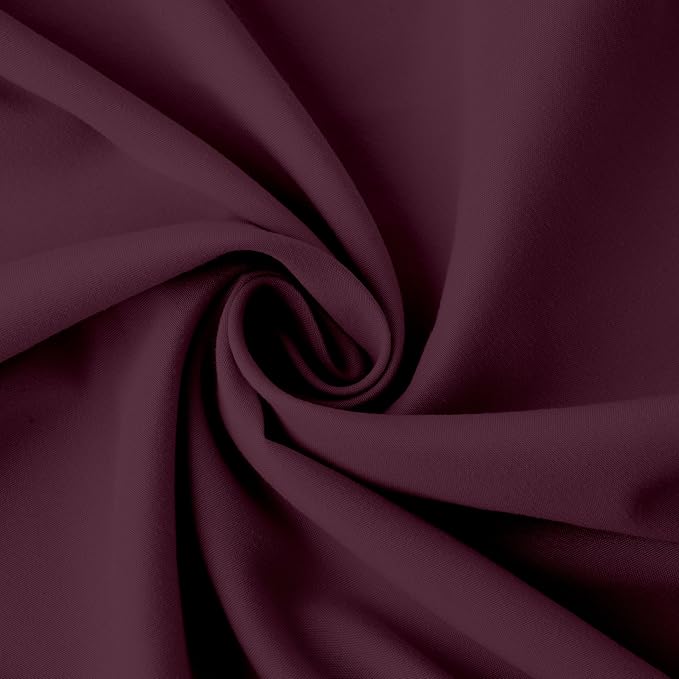 HBHLFZ Crib Sheets for Boys, Girls, 28x52 Inch Fitted Crib Sheet - 8 Inch Deep Pocketed Fixed Sheet - Soft and Comfortable Microfibre - Fits Standard cot and Toddler mattresses, Burgundy