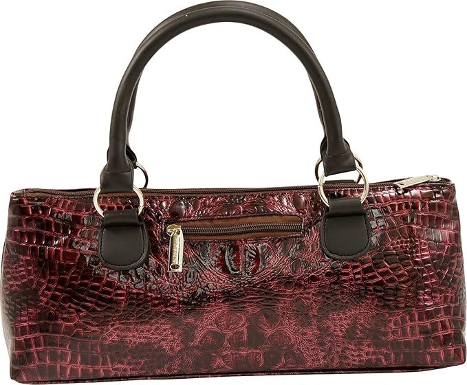 Wine Clutch Bag (Thermal Insulated) Trendy Women’s Carry Tote | Holds Red & White 750mL Bottles | Trendy Fashion | Incl. Portable Waiter-Style Corkscrew