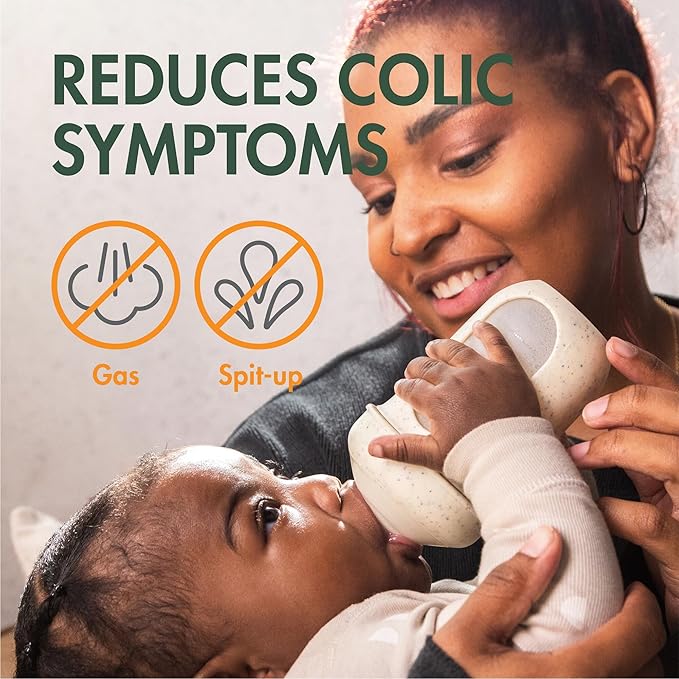 Boon Nursh Bottles - Silicone Baby Bottles Help Ease Colic Symptoms - Formula and Breast Milk Only Touch Platinum Food-Safe Silicone - Medium Flow - Speckle Green - 8 Ounce