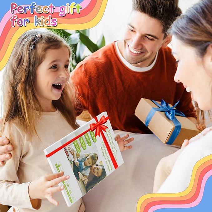 16 Inch LCD Writing Tablet - Colorful Electronic Drawing Pad & Doodle Board for Kids Ages 3-8, Erasable Educational Toy,Birthday and Christmas Gift for Girls and Boys (Blue)