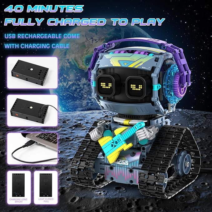 STEM Robot Building Kit for Kids 6-14,3in1 Remote & APP Controlled STEM Rock Robot/Truck/Road Roller Building Toys for Kid,433 Pcs Building Blocks Set Birthday Xmas Gift Ideas for Boys Girls