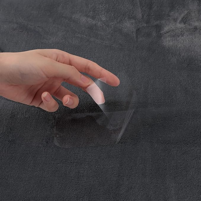 NANPIPER King Size Sherpa Blanket, Soft Fleece Throw for Bed, Reversible Thick Fuzzy Blanket for Winter (Grey, 90x108 inches)