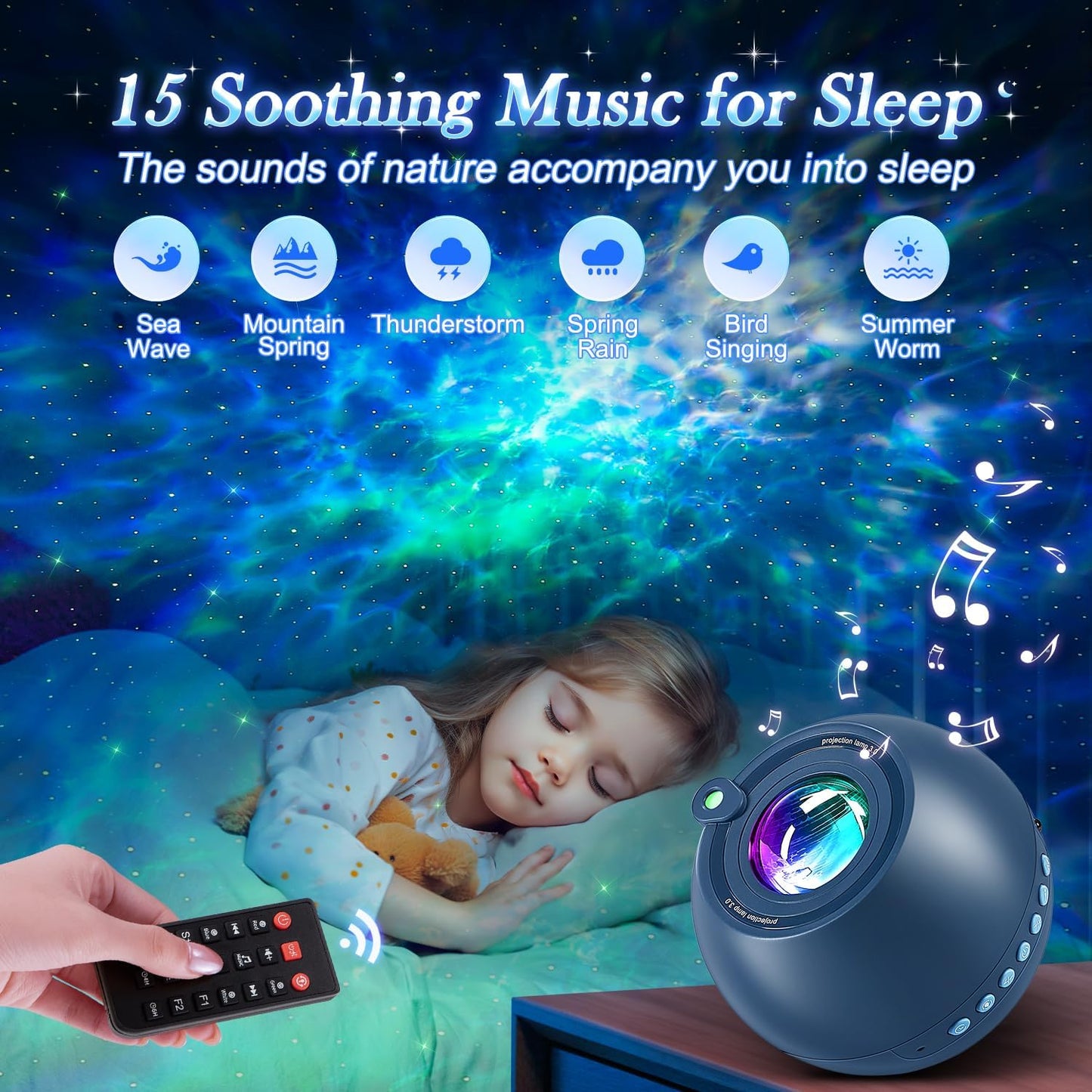 Bedroom Decor Boy Gift Lava Lamp Room Decor 15 White Noise Sound Machine for Kids Night Light Bluetooth Projector Nebula Projector Sunset Lamp Dorm Decor Led Cloud Lights for Bedroom