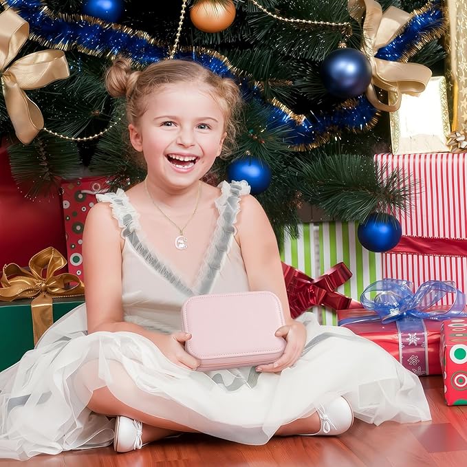 Emibele Bracelet Making Kit for Girls, 133 PCS Jewelry Making Kit DIY Art Crafts Toy with Portable Jewelry Organizer Box for Girls 5-12, Gifts for Teens Women on Birthday Valentines Christmas