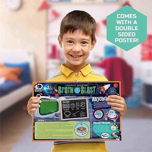 Discovery™ Crack-Open Geode Kit – Mystery Crystal STEM Science Set | 10 Natural Quartz Geodes | Kids Goggles, Magnifying Glass & Display Stands | Rock Dig Activity Toy| Educational Experiment Gift