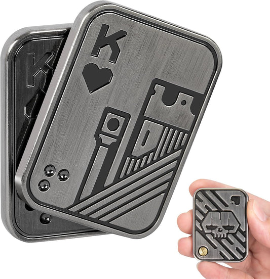 Fidget Slider Toys, Poker Cards Fidget Toy, Sensory Fidget Toys to Relieve Anxiety and Stress, Cool Desk Fidgets Gift for Adults and Teenagers