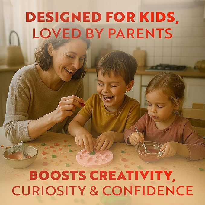 Playz Edible Candy Making Science Kit for Kids Ages 8-12 Years Old - Food Science Chemistry Kid Science Kit with 40 Experiments to Make Your Own Chocolates, Educational Science Kits for Boy & Girls