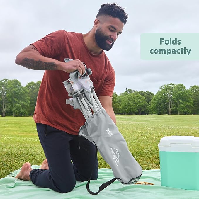 Bright Starts Disney Winnie The Pooh Pop 'N Sit Portable Booster, Indoor/Outdoor Use, Floor Seat with Feeding Tray, 6 Mos - 3 Yrs