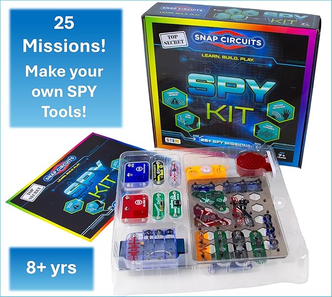 Snap Circuits® Spy Kit | 25+ Activities | STEM Educational Toy for Kids 7 +