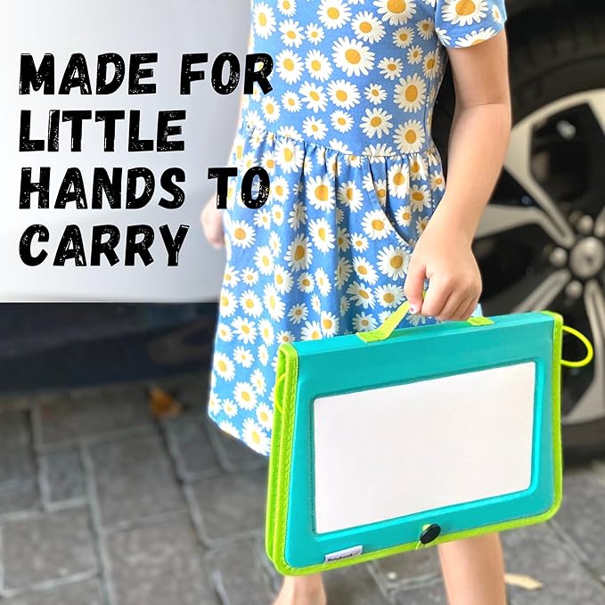 Totebook Kids Travel Educational Activity Book with Washable Markers - Car and Airplane Activities, Learning Toys for Toddlers- Reusable Stickers for Ages 4, 5, 6 (Jungle & Extra Princess Book)