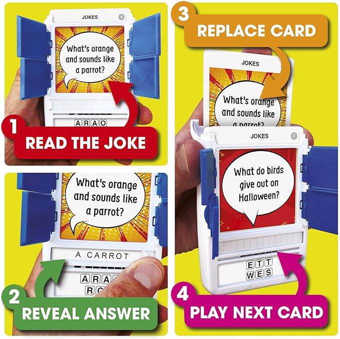 100 PICS Jokes Travel Game - Family Brain Teasers Pocket Puzzles for Kids and Adults POP08015