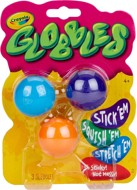 Crayola 74-7291 Globbles 3 in a Package, Assorted Colors