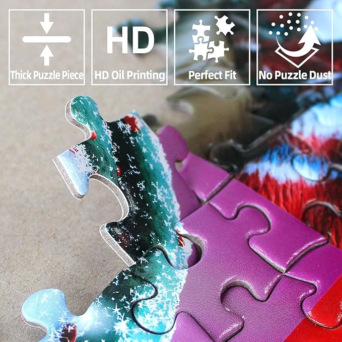 1000 Piece Mosaic Floral Stained Glass Puzzle - Vibrant Textured Paper Art, Challenging Adult Wall Decor 27.5x19.7 Inch