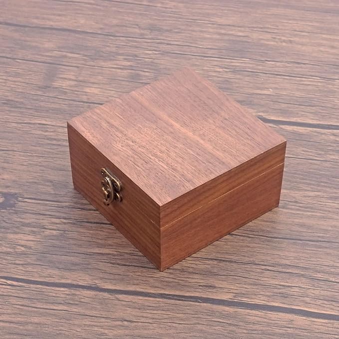 Walnut Color Watch Box Jewelry Box, Handcrafted for Keepsakes, Father's Day, Mother's Day, Anniversaries, Christmas, Valentine's Day Box (Watch Box-11 * 11cm)