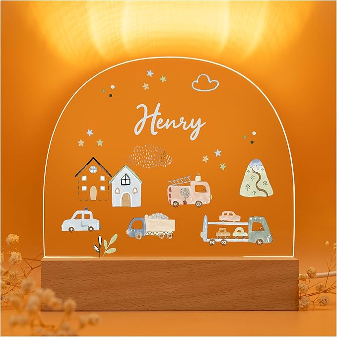 Personalized Baby Girl Gifts Newborn Unique/Baby Accessories for Toddler/Newborn Boy Gifts/Customized Night Light with Name