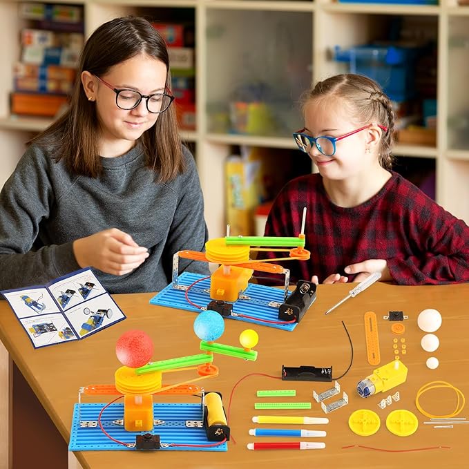 Solar System Model STEM Kits, Bulk Craft Science Kits for Kids Age 8-12, STEM Toy for Ages 8-13 8-10, Science Experiment Building Projects 6-8 12-14, Engineering Toys Gifts for Boys Girls 6 7 8 10 12