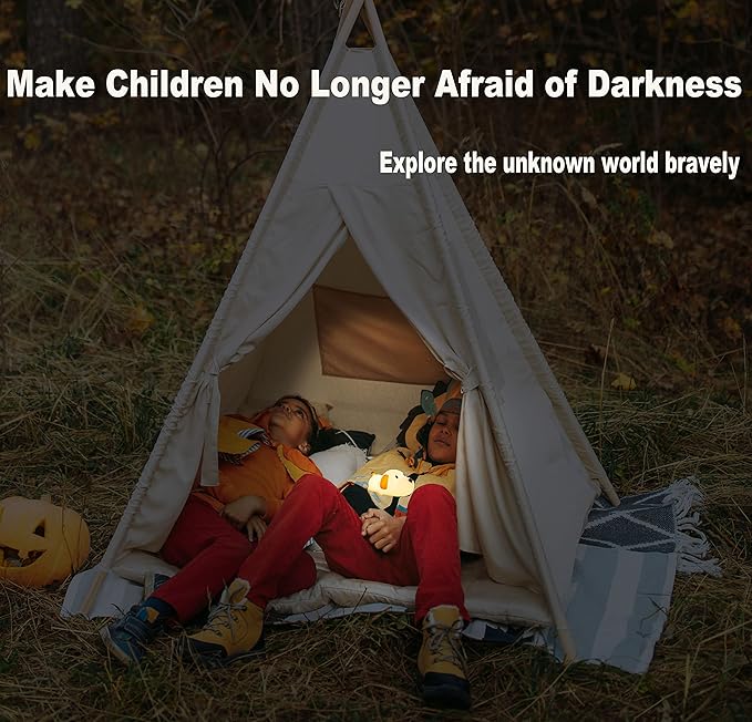 HAPPYBAG Kids Night Light,Cute Soft Silicone Dog Lamp Dimmable Nursery Portable Puppy Kawaii Lamps,Bedside Lamp for Baby and Toddler,Boy Girls