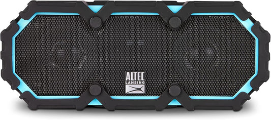 Altec Lansing LifeJacket 2 - Waterproof Bluetooth Speaker, Floating Portable Speaker for Travel & Outdoor Use, Deep Bass & Loud Sound, 30 Hour Playtime, 2.80 x 7.50 x 3.11 Inches