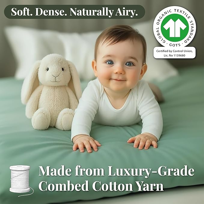 SNOO Compatible GOTS Organic Bassinet Sheets - Aegean Heritage Turkish Cotton 200 GSM - Feel The Quality at First Touch - Halo Bassinet / 100% Cotton SNOO Smart Sleeper Mattress (2 Pack) Boy & Girl