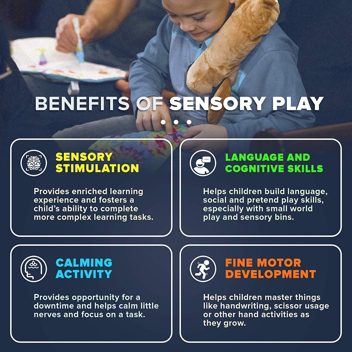 Sensory Fidget Toys: Marble Maze Mat by Lakikid- Tactile Sensory Toys for Children & Adults- Ideal Fidget Toys for Sensory Kids- Improve Focus (Fidget Marble Maze 3 Pack)