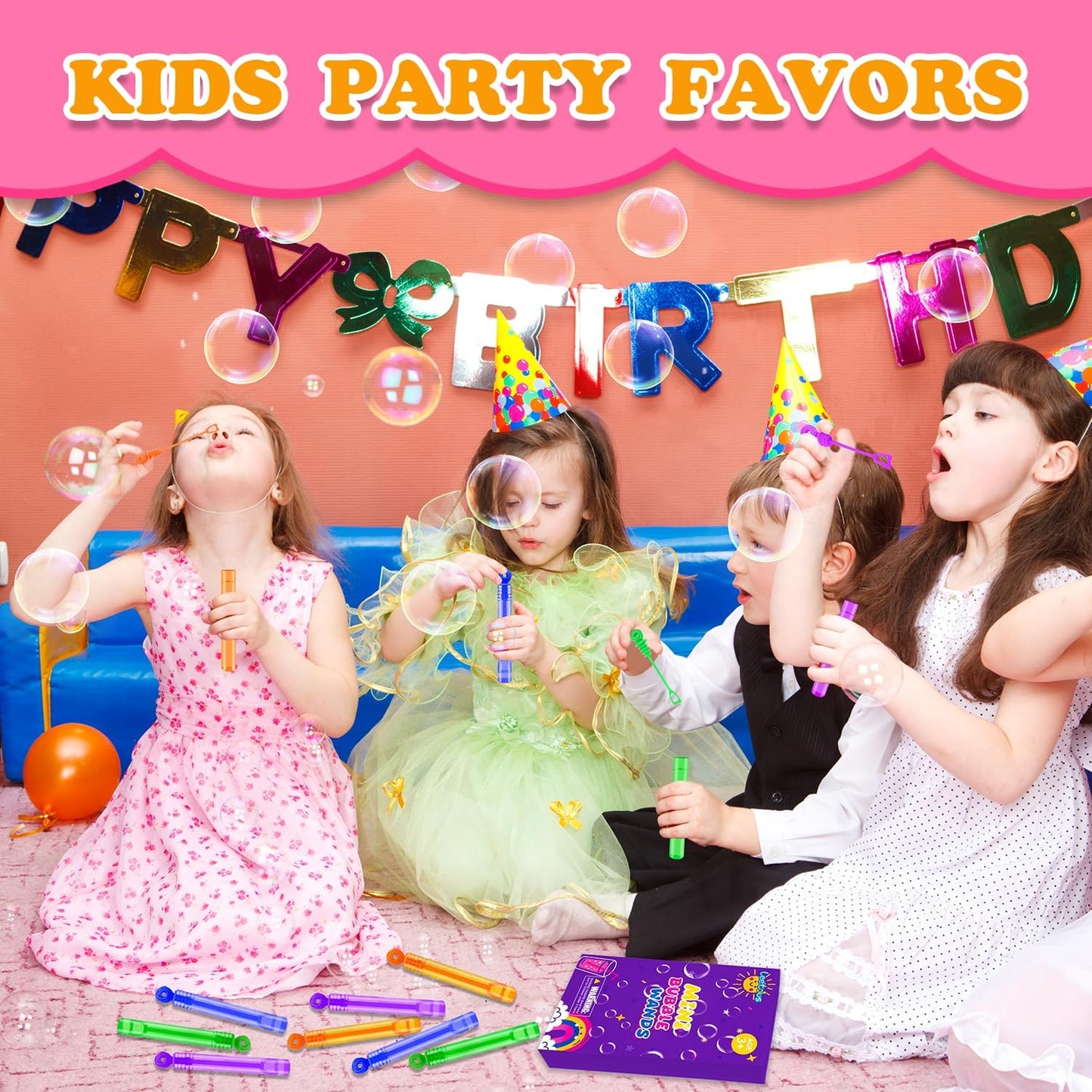 Bubbles Party Favors Supplies for Kids, 20 Pack Mini Pocket Bubble Wand Toys for Toddlers, Small Halloween Carnival Pinata Birthday Classroom Wedding Camping Favors Treats Gifts for Boys Girls