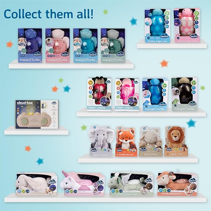 Cloud b Sound Machine with White Noise Soothing Sounds | Cuddly Stuffed Animal | Adjustable Settings and Auto-Shutoff | Sleep Sheep