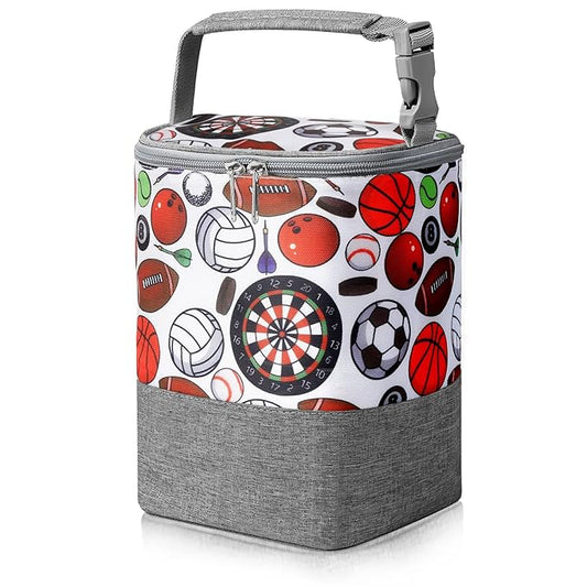 Accmor Breastmilk Cooler Bag, Baby Bottle Cooler Bags, Insulated Bottle Cooler Tote Bags On The Go, Fits 4 Large 8oz Bottles, for Nursing Mom Daycare Travel