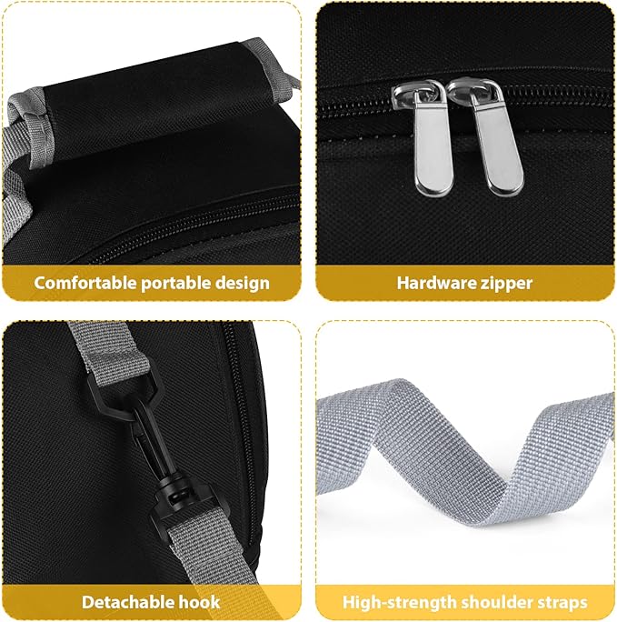 Accmor Breastmilk Cooler Bag with Ice Pack, Breast Pump Bag with Cooler Fits 6 Bottles, Double Layer Breast Milk Cooler Travel Bag for Nursing Mom Daycare, Work, Travel