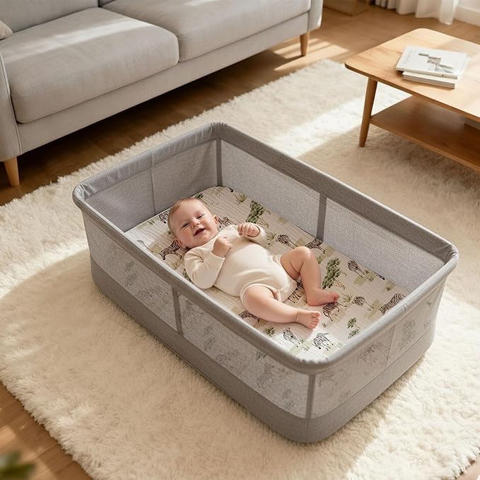 Muslin Bassinet Fitted Sheets, 2 Pack for Baby Boy and Girl, Soft Breathable Baby Pad/Mattress Sheet, Fit for Hourglass Oval and Rectangle Bassinet Mattress (Cute Zebra, Bassinet Sheets 2 Pack)