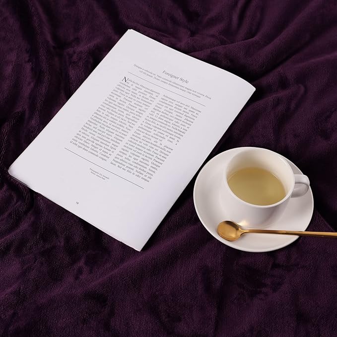 NANPIPER Baby Sherpa Blanket,Warm Toddler Throw Blanket,Soft Newborn Fleece Blanket for Winter (Purple,30x40 inches)