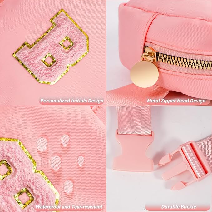 Birthday Gifts for 2 3 4 5 6 7 8 9 10 11 Year Old Girls - Mini Fanny Pack Cute Crossbody Bag Belt Bag Trendy Stuff,Graduation Gifts for Girls Teens Kids Daughter Sister Her - Peach,B