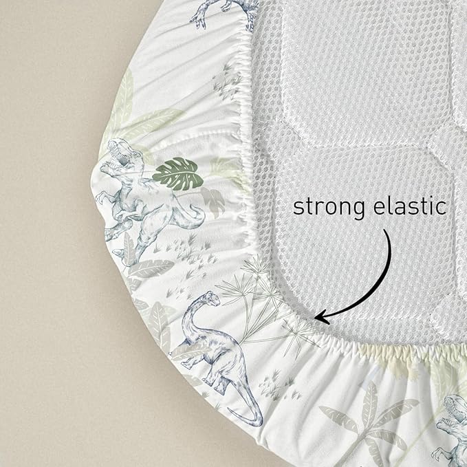 Bassinet Sheets, Bassinet Sheets for Baby Boy and Girl, Bassinet Sheet Neutral, Fit for Rectangle, Round, Oval, Hourglass Mattress, Flexible for Different Bassinet Pad/Mattress 4 Pack