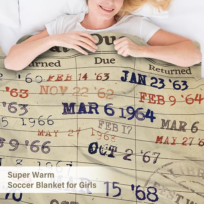 Reading Blanket Gifts for Book Lovers, Book Gift for Women, Book Blanket 60"x 50" Librarian Gifts Birthday Christmas Thanksgiving Gift for Women