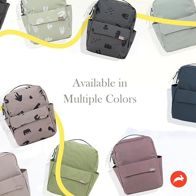 RED ROVR Mini Roo Lightweight Backpack | 6 pockets for everyday essentials (Charcoal)