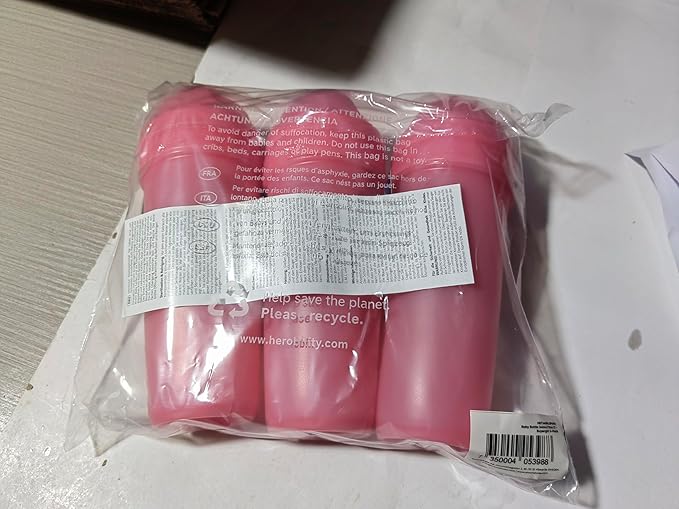 Herobility Double Anti-Colic Baby Bottles – 12 fl oz/340ml – 3-Pack