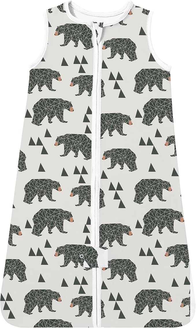 TotAha Light Sleep Sack, Stretchy, Soft, Cozy Wearable Blanket Sleep Bag with 2-Way Safe Zippers for 0-6-12-24 Months 0.5 TOG