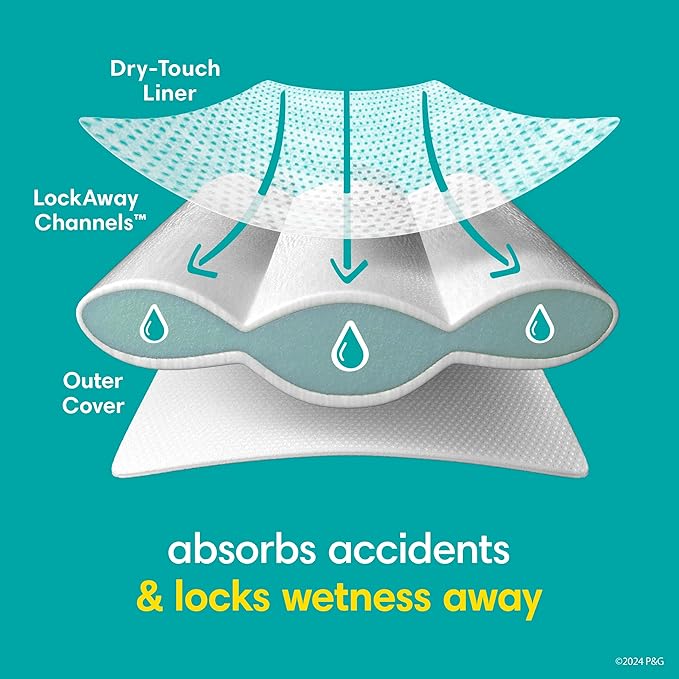 Pampers Training Pants - Easy Ups Boys & Girls Bluey - Size 4T-5T, 100 Count, Children's Potty Underwear (Packaging May Vary)