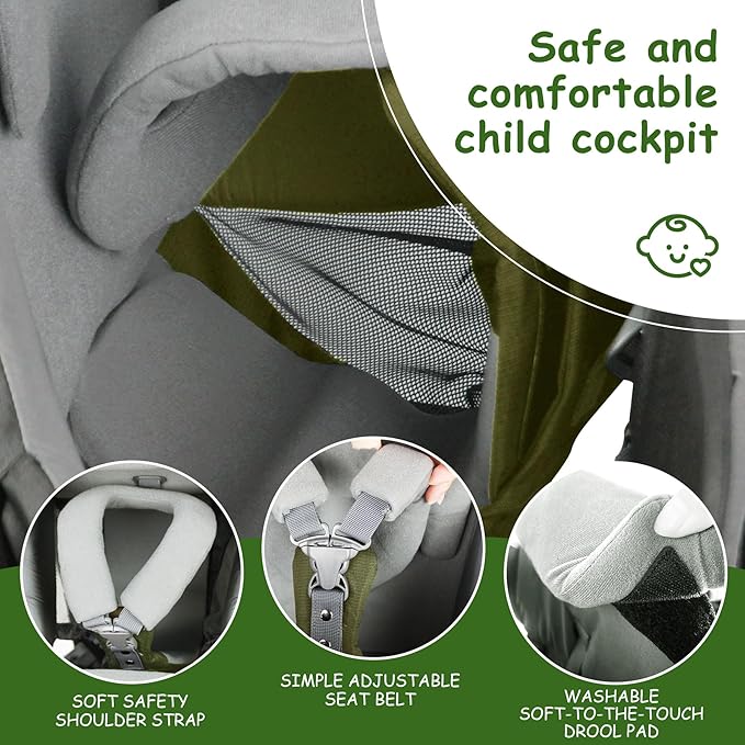 WIPHA Baby Backpack Carrier, Comfort Toddler Carrier Hiking Backpack with Canopy, Adjustable Lightweight Child Carrier