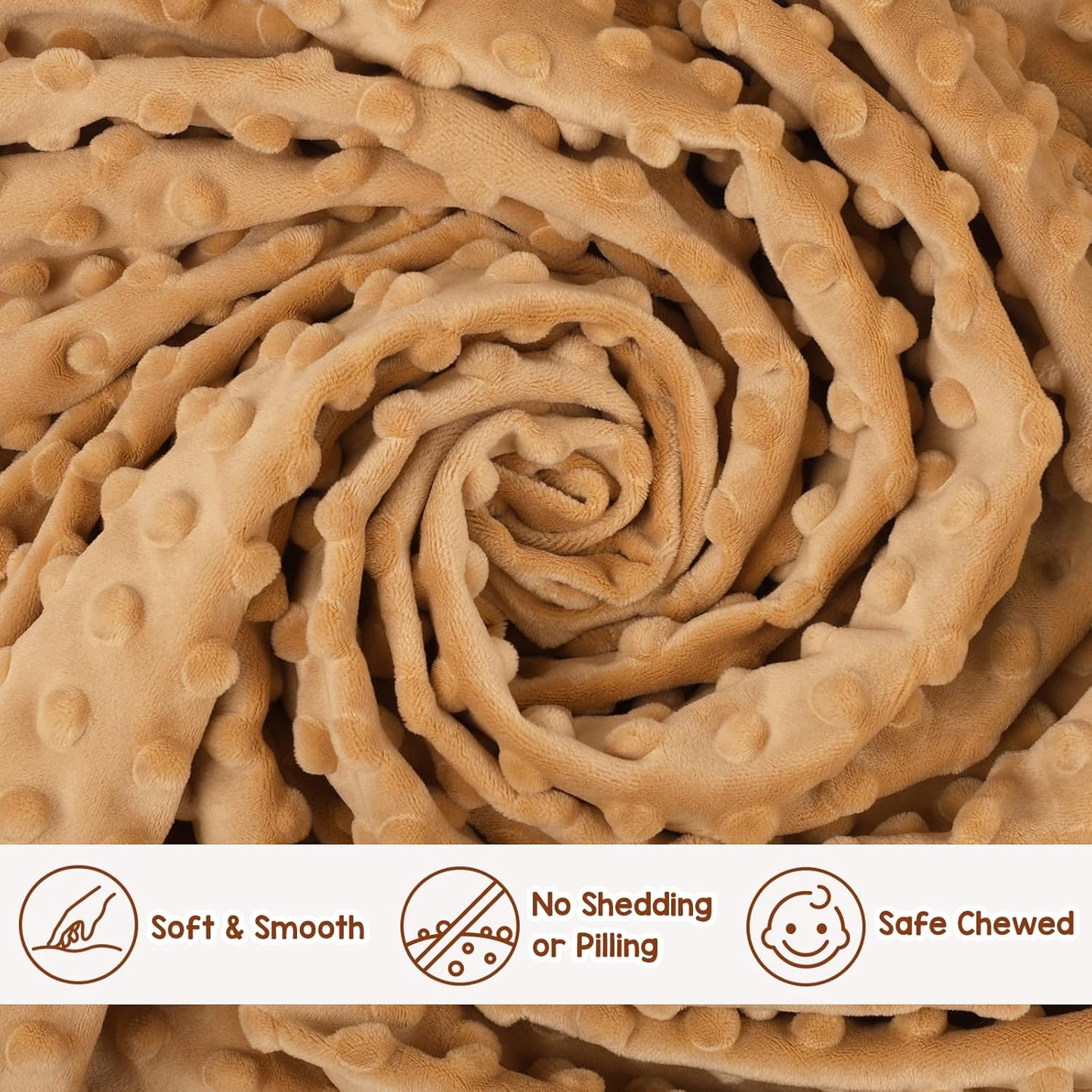 Loveys for Babies, Soft Baby Security Blanket Lovies for Babies, Stuffed Animals Blankie for Newborn Infant with Baby Snuggle Toy, Gilrs Gifts Highland Cow Security Blanket 16 Inch