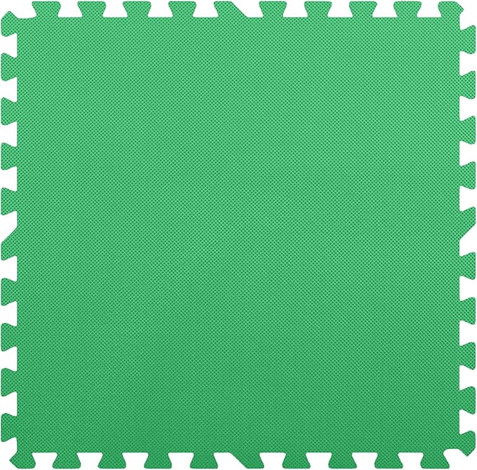 Flooring Inc's 1/2" Soft Non-Toxic Baby Play Mat, Toddler Playmat, Colorful Puzzle PlayMat, Floor Mats for Kids & Babies, EVA Foam Interlocking Tiles for Nursery & Playroom | Blue, 20 Tiles, 80 Sq/Ft