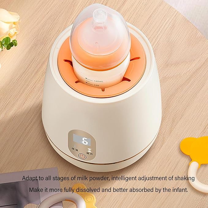 Bottle Warmer, Fast Bottle Warmer, Multifunctional Bottle Warmer, with Smart Temperature Control, Automatic Infant Bottle Shaker for All Bottles, Breastmilk or Formula