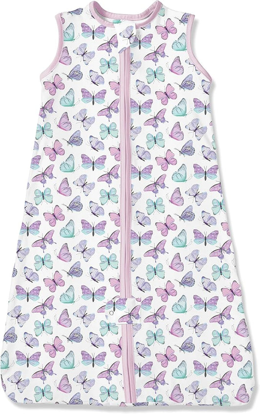 TotAha Light Sleep Sack, Stretchy, Soft, Cozy Wearable Blanket Sleep Bag with 2-Way Safe Zippers for 0-6-12-24 Months 0.5 TOG